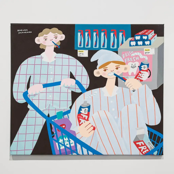 日本畫家山川遙帶你行藝術超市 動物化身售貨員 趣怪遐想創出超市狂想曲