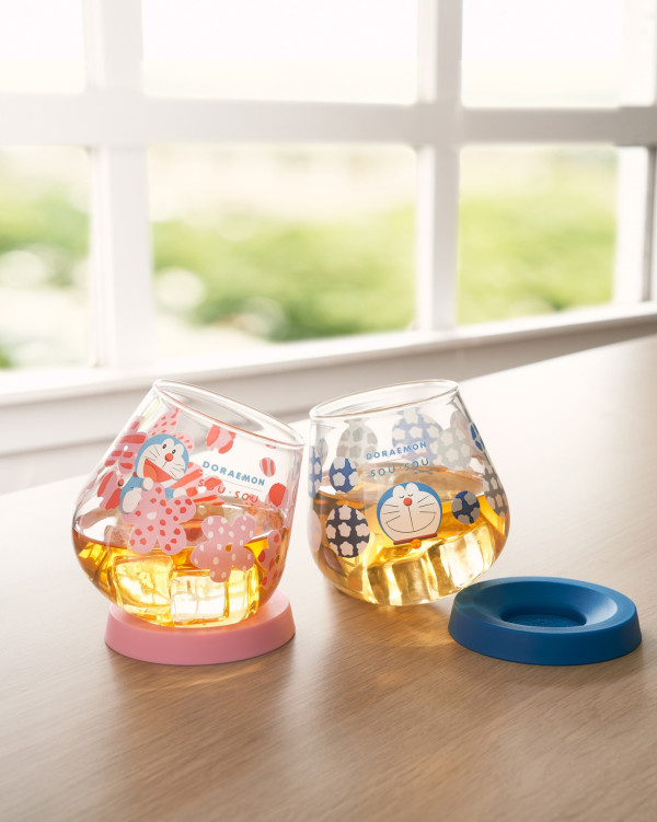 便利店換購《多啦A夢》聯乘SOU・SOU  日系破璃杯+單柄陶瓷碟 