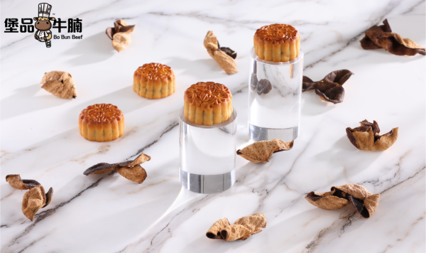 沙田牛腩麵專門店「堡品牛腩」推出陳皮牛腩月餅   金錢牛𦟌／秘製鹵水熬製／免運費送貨／送手炒辣椒油！