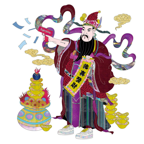 台灣插畫家Yuning深水埗玩味畫展 噴錢財神降臨 / 美少女戰士轉身變花車女郎