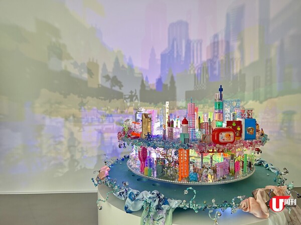 香港製造玩具拼湊夢幻城市剪影 光影雕塑帶你走進時光之旅