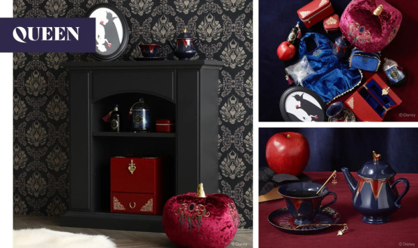 Francfranc限定聯乘迪士尼五大反派推黑暗華麗風家品！黑魔后／紅心女王／庫伊拉／烏蘇拉／邪惡皇后