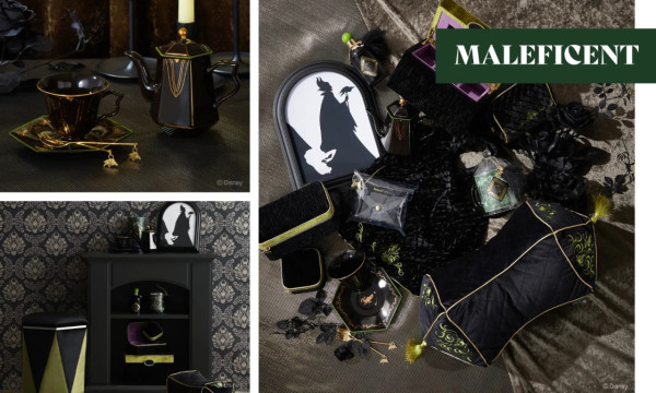 Francfranc限定聯乘迪士尼五大反派推黑暗華麗風家品！黑魔后／紅心女王／庫伊拉／烏蘇拉／邪惡皇后