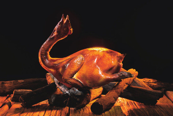 皮脆肉滑 備長炭火燒雞