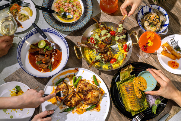 銅鑼灣問月酒店餐廳Supergiant推出煙花東南亞晚市套餐   明太子意粉／椒鹽鮮魷／澳洲羊排／班蘭窩夫