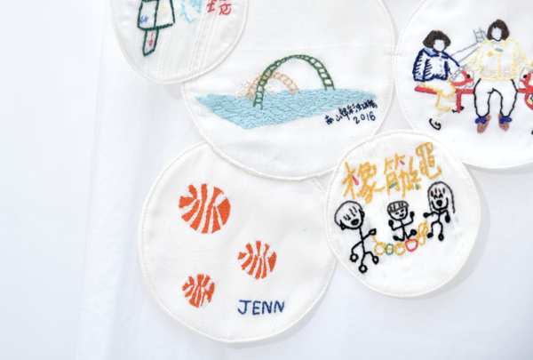 時裝設計師收集逾百人的刺繡圖案    以再生衣物記錄香港故事