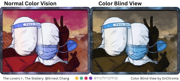 灣仔藝廊The Stallery提供「色盲眼鏡」 讓色盲人士重獲繽紛觀展體驗