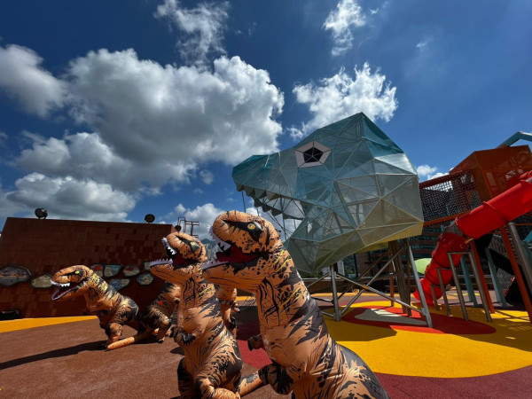 沙田恐龍公園10.1登陸新城市！逾3萬5千呎空間、14項恐龍形態多元遊樂設施
