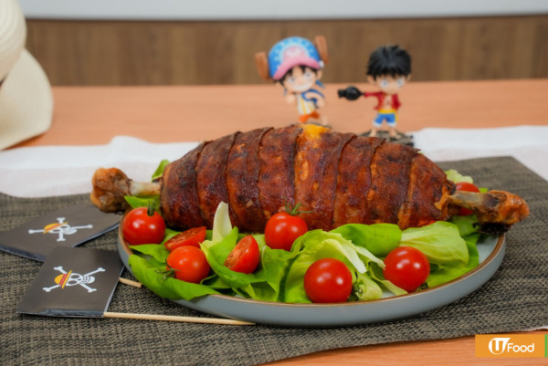 神還原海賊王ONE PIECE漫畫美食　路飛最愛！超浮誇巨形大骨烤肉