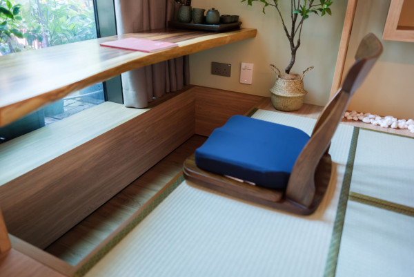 日式溫泉渡假風居所   開放式茶室/ 主人房樓中樓/ 檜木和風浸缸