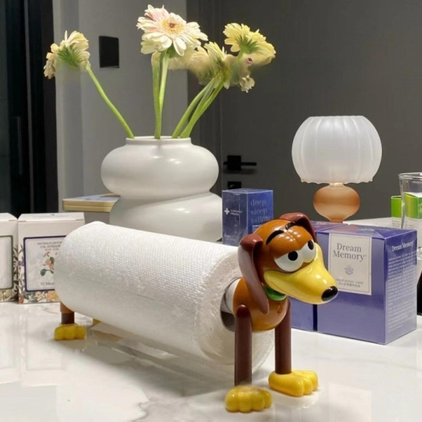日本迪士尼搞笑實用家品  彈弓狗造形紙巾架！