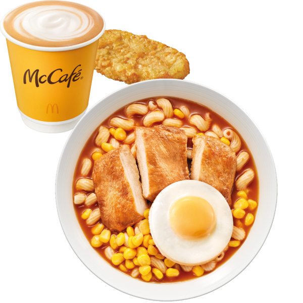 麥當勞蕃茄濃湯扭扭粉系列早晨套餐回歸！蕃茄濃湯板燒雞腿扭扭粉／ App會員減$3優惠