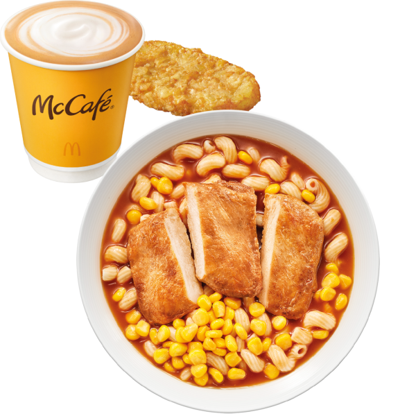 麥當勞蕃茄濃湯扭扭粉系列早晨套餐回歸！蕃茄濃湯板燒雞腿扭扭粉／ App會員減$3優惠