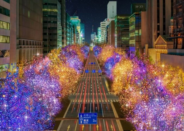 2023大阪冬日燈飾活動「大阪・光之盛宴」 梅田阪神前「光之路」、中之島公園 