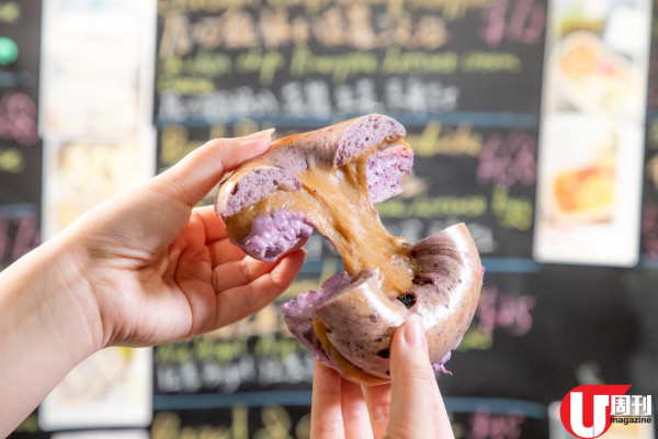 紅磡 Bagel 三文治店 自製酸種製貝果 / 鮮奶麻糬滷牛舌做餡