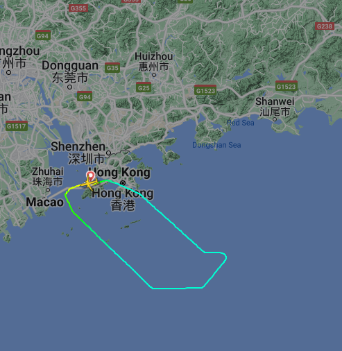 又一返航！香港快運飛高雄航班遇氣流 疑機翼出現問題緊急折返香港 