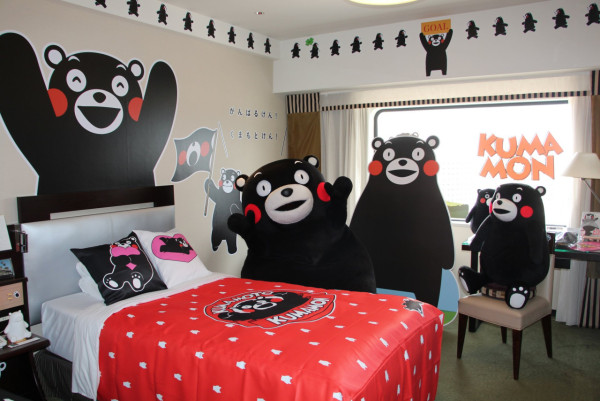 日本九州酒店推熊本熊主題房 博多、佐賀都有！送得意熊本熊拖鞋+午後的紅茶限定口味 