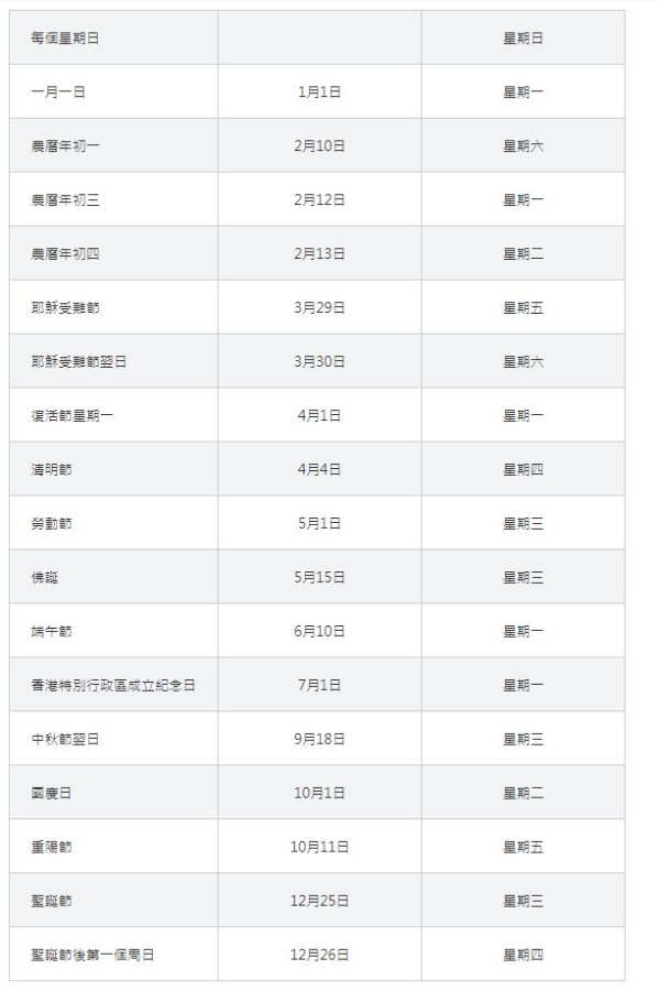 2024年公眾假期+請假攻略  mark實二個假期  可請3放10