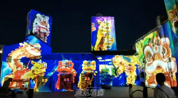 深圳觀瀾古墟燈光秀