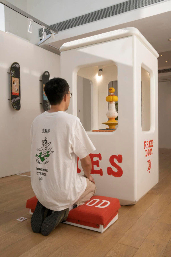 藝術家Kila展「滑板藝術品」  啟發自踩板的畫作／木雕／裝置藝術 登場