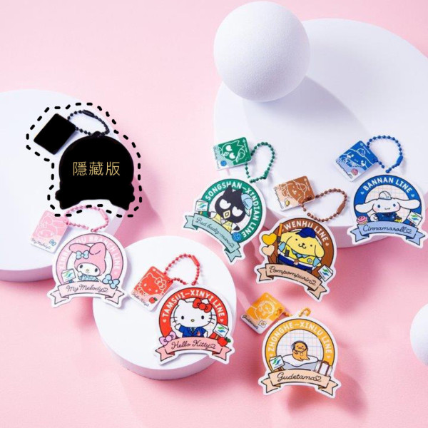 台北捷運XSANRIO彩繪車廂登場 得1條線坐到！大型打卡位+紀念悠遊卡 