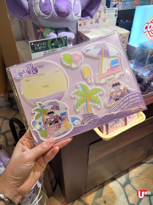聖誕送禮！史迪仔夢幻紫色 COSBI布偶  Disney、Sanrio、Kakao Friends精品