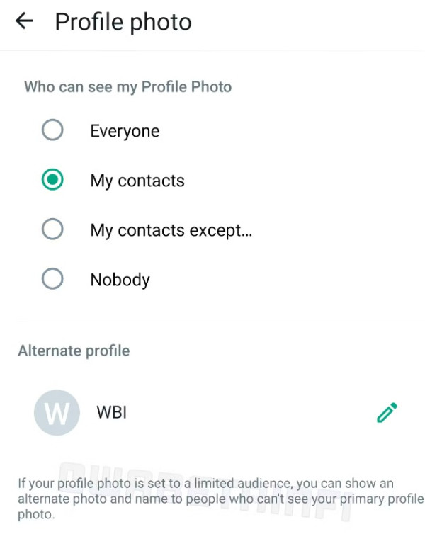 WhatsApp新功能！開發「Alternate Profile」可設定兩組個人頭像及資料  方便跟工作伙伴分享個人資訊