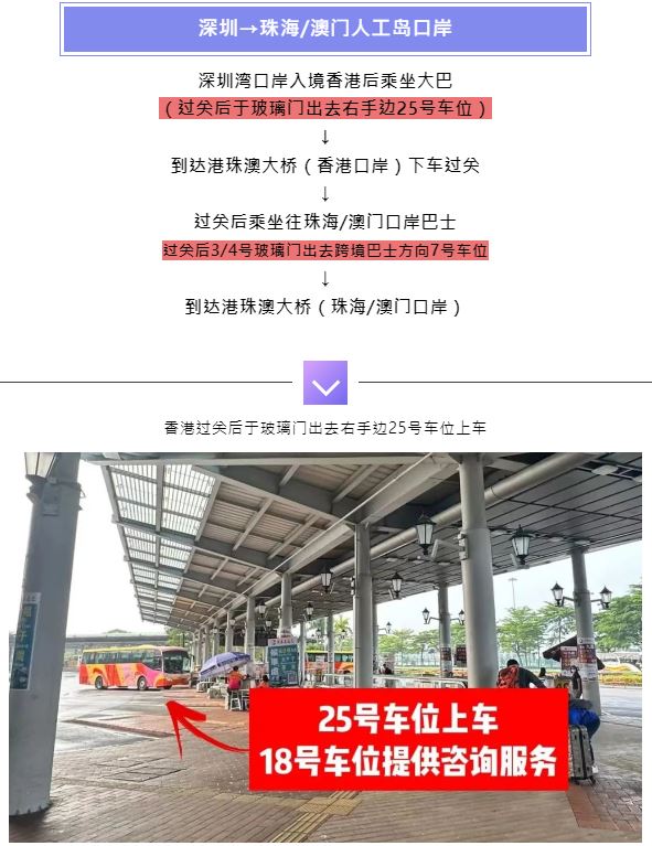 深圳灣口岸全新跨境巴士正式開通  75鐘直達珠海／澳門人工島口岸 