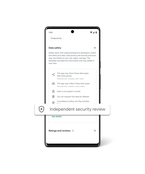 ​Google為App設「獨立安全審核」徽章制度  用戶下載手機應用程式更安全 8個VPN已先獲證證