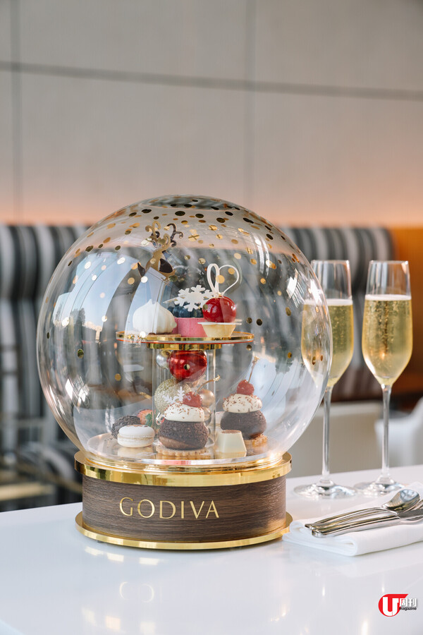 Hotel ICON x GODIVA 水晶球下午茶 連朱古力主菜 + 任食 GODIVA 軟雪糕