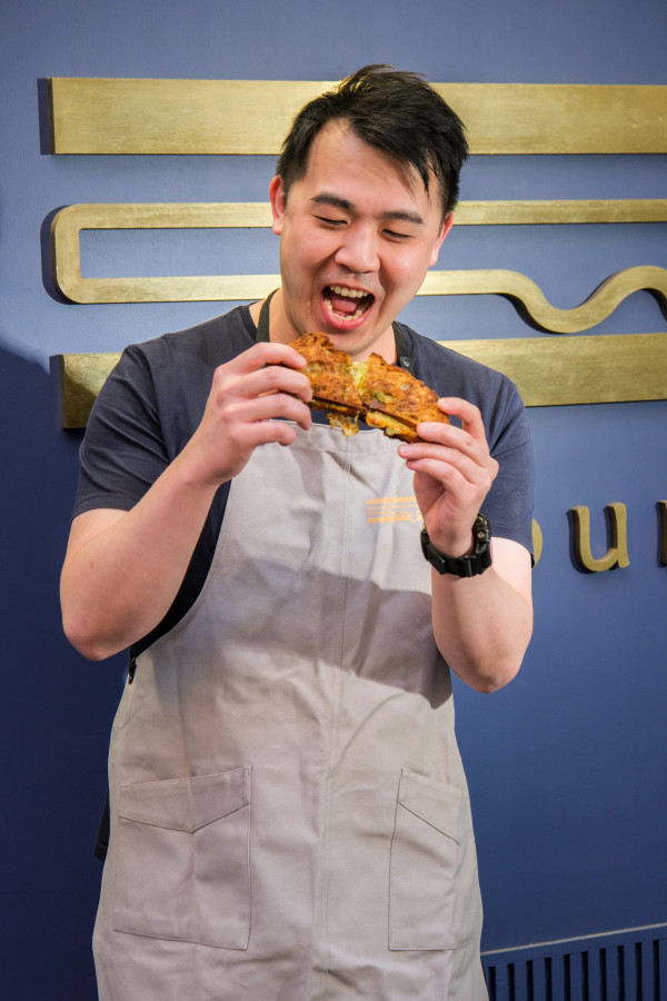 灣仔最強 Grilled Cheese Sandwich 80 克勁量芝士炮製！