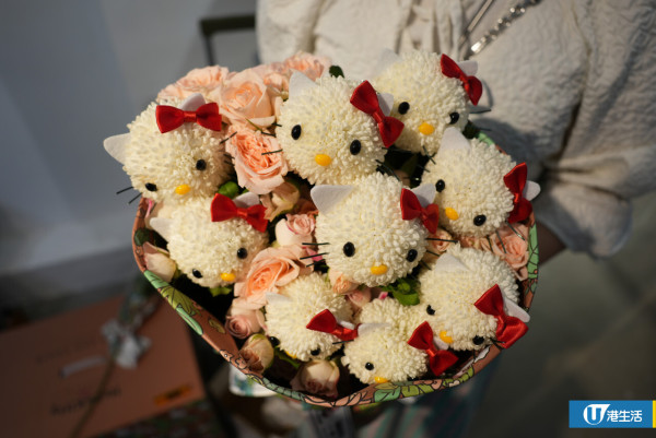 Hello Kitty聯乘本地花店舉行花藝展 一連三星期展出大型3D花藝作品