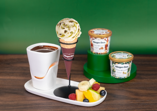 人氣Cafe「荳⼦BEANS」聯乘Häagen-Dazs™新推朱古⼒⽕鍋！全新開⼼果雪糕／栗⼦撻雪糕口味