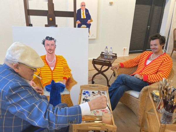 David Hockney 畫  Harry Styles  究竟似响邊？  朝聖級肖像展 全新30畫回歸National Portrait Gallery
