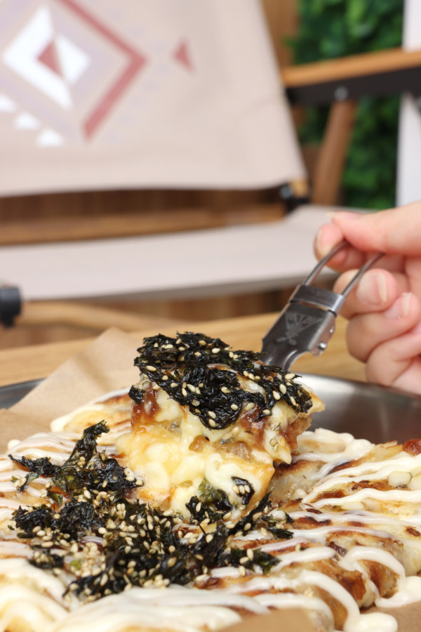 西貢露營風香蕉煎餅店 坐低歎日本麵粉製煎餅