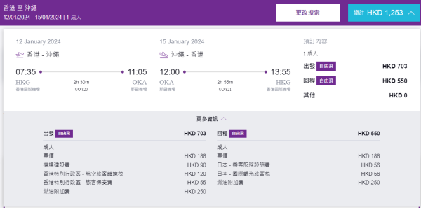 HK Express快閃機票優惠！香港至沖繩航線8起！ 