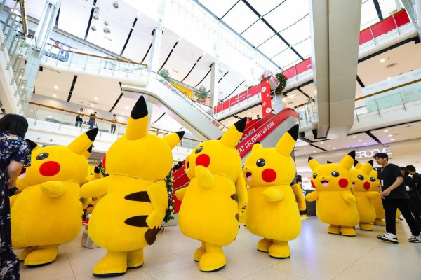 泰國Central World X Pokémon聖誕除夕活動  30隻比卡超巡迴表演／限定精品／見面會時間 