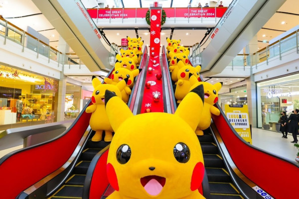 泰國Central World X Pokémon聖誕除夕活動  30隻比卡超巡迴表演／限定精品／見面會時間 