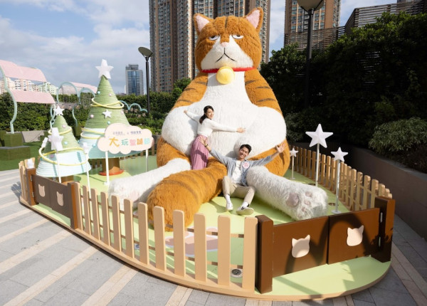 台灣爆紅厭世「橘貓重重」登陸香港！荃灣廣場3米巨型裝置／9大貓貓打卡位