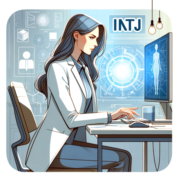 INTJ人格偏愛效率和研究結構。(AI製圖)