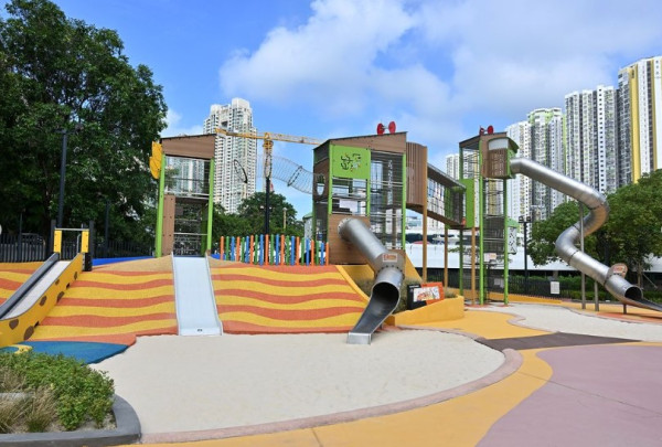 深水埗公園共融遊樂場正式啓用！設康文署遊樂場最高及最長滑梯！