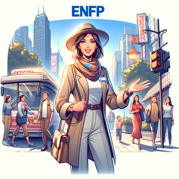 ENFP以創造力、熱情和適應性強。（AI製圖）