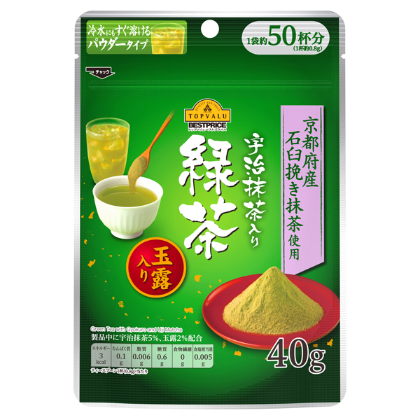 TOPVALU BESTPRICE 宇治玉露綠茶 (40 克) 原價$32.9 現售$29.9