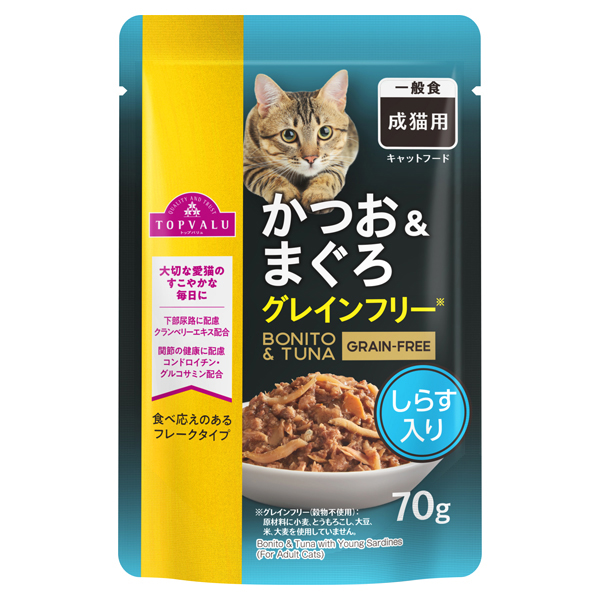 TOPVALU 貓糧袋裝-鰹魚 (70 克) 原價$8.9 現售$7.9