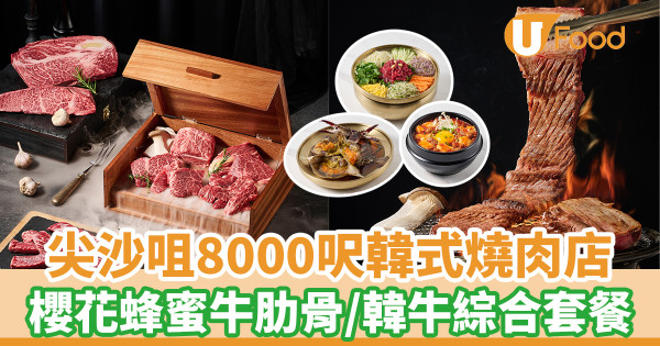 尖沙咀8000呎韓式燒肉店 櫻花蜂蜜牛肋骨/韓牛綜合套餐