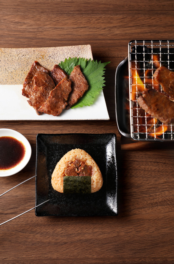 華御結新出秋冬限定炭火燒肉系列御結　炭火燒牛肉／鹽蔥烤牛舌