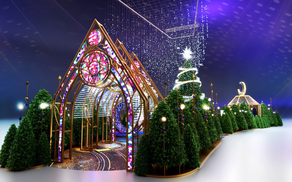 YOHO MALL 6.6米高「星砂の聖誕樹」
