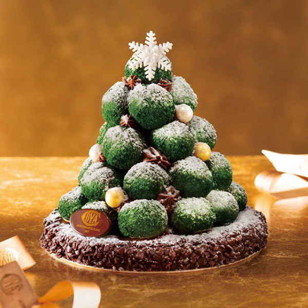 8 大熱門餅店聖誕蛋糕集合 THE BAKERISM 開心果蛋糕 / 法式泡芙聖誕樹塔
