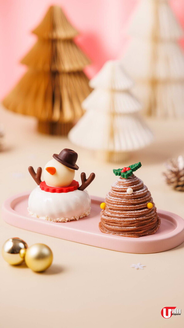8 大熱門餅店聖誕蛋糕集合 THE BAKERISM 開心果蛋糕 / 法式泡芙聖誕樹塔