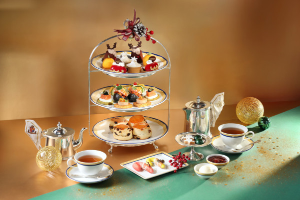 香港半島酒店聖誕「願望之樹」下午茶　半島節日列車打卡位／精緻鹹甜點